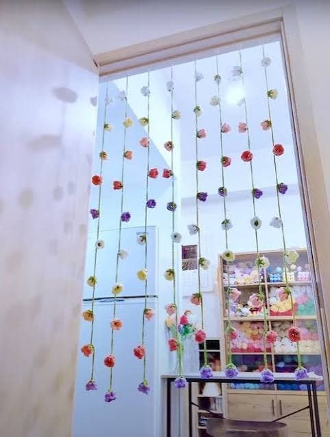Handmade Crochet Door Curtain thumbnail 5
