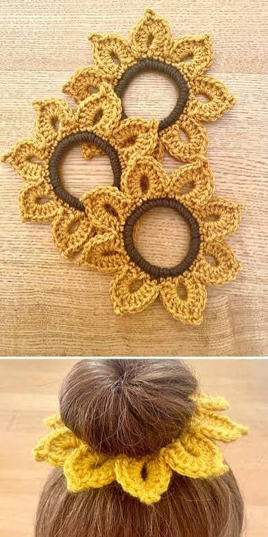 Crochet Scrunchies thumbnail 5