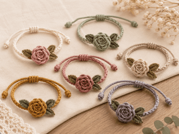 Kids Crochet Bracelets